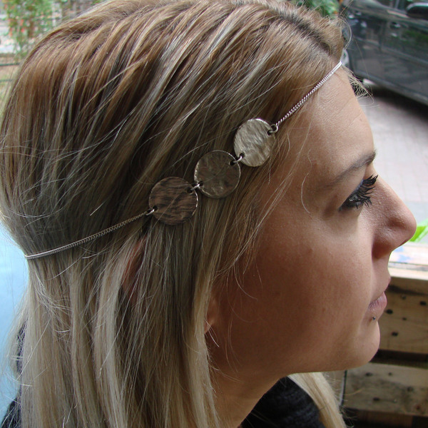 Jewelery for hair ... - κοκκαλάκι, design, χειροποίητα, μπρούντζος - 2