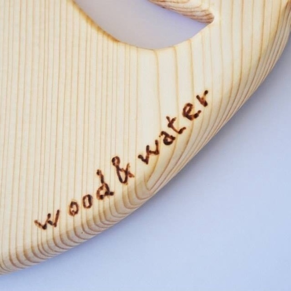 Ξύλινος δίσκος "ελπίδα" - Wood and Water - ξύλο, κουζίνα, χειροποίητα - 2