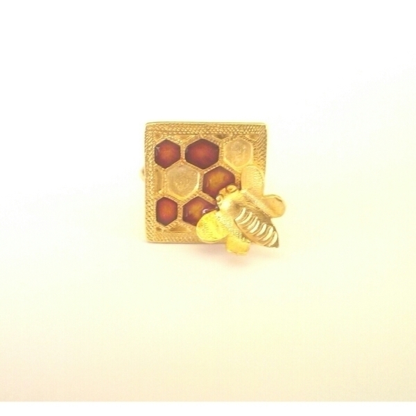 Honeycomb Ring - ορείχαλκος - 2
