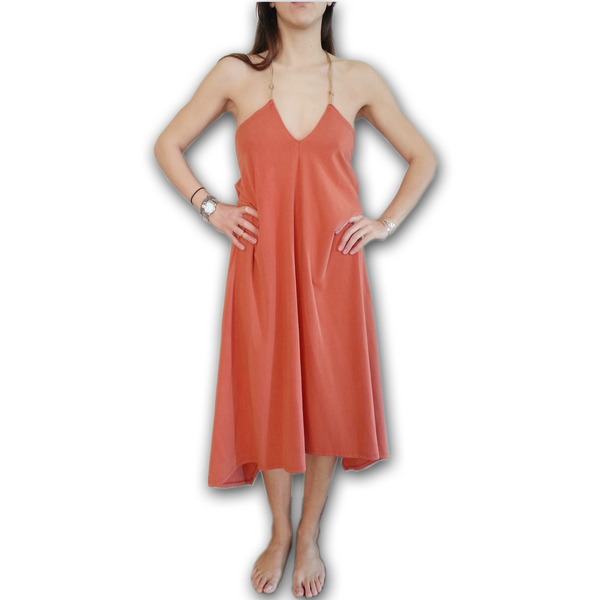 Orange dress - 2