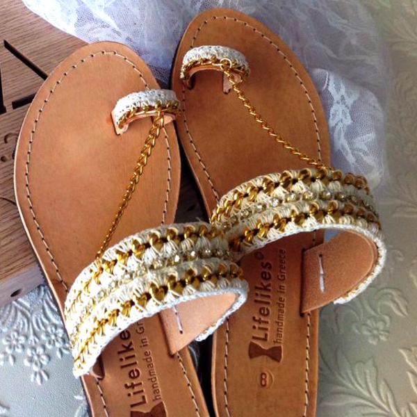 Wedding Lifelikes sandals - swarovski, σανδάλι