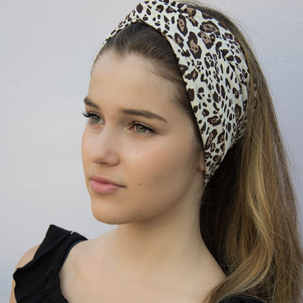 Animal Print - Turban - κορδέλα, animal print, ελαστικό, boho - 2