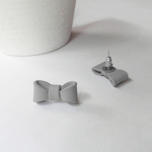 Little bow earrings - φιόγκος, romantic