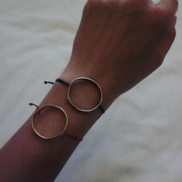 circle bracelet - κορδόνια - 5