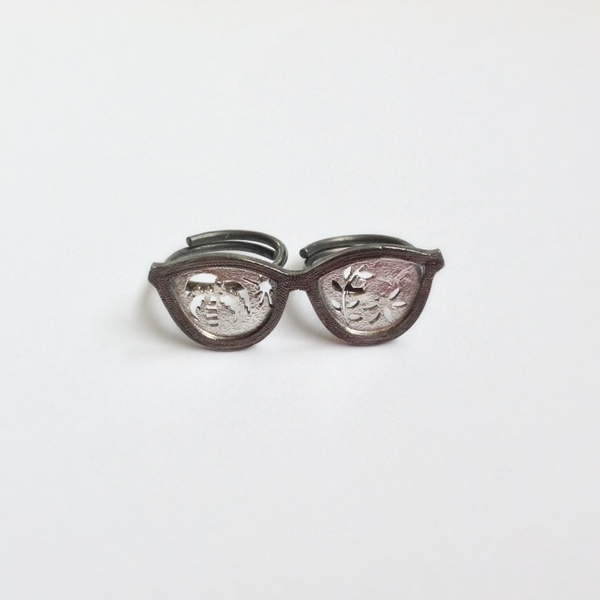 Dreamy sunglasses ring - ασήμι 925, χειροποίητα - 4