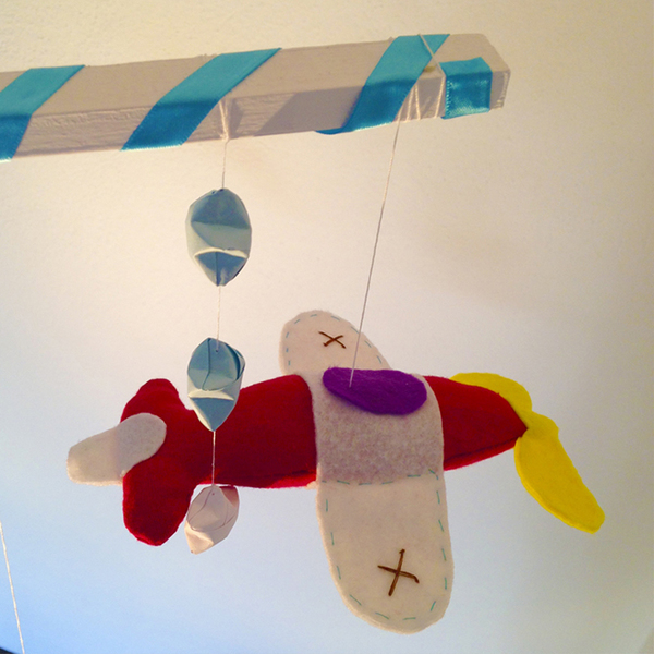 Μάχη στους αιθέρες - Κρεμαστή (mobile) κατασκευή για το παιδικό δωμάτιο - handmade, αγόρι, διακόσμηση, χειροποίητα - 2