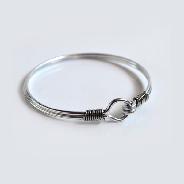 Aluminum Bracelet - chic, fashion, vintage, design, σύρμα, customized, χειροποίητα, boho - 2