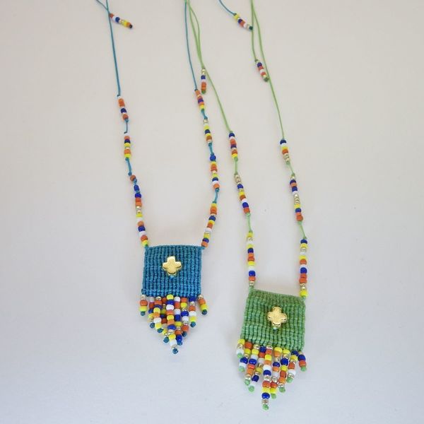 Boho Necklace - charms, κερωμένα κορδόνια, μέταλλο, χειροποίητα, χάντρες, boho