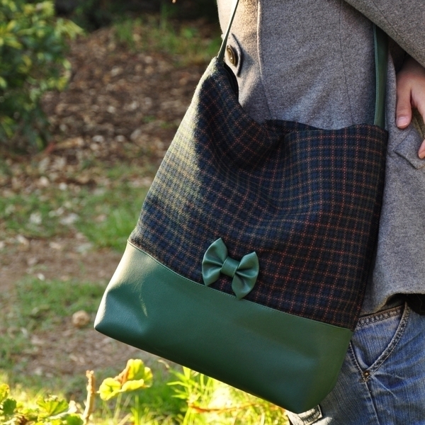 Τσάντα ώμου πράσινη - 2
