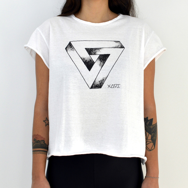 Impossible Triangle - βαμβάκι, t-shirt, γεωμετρικά σχέδια