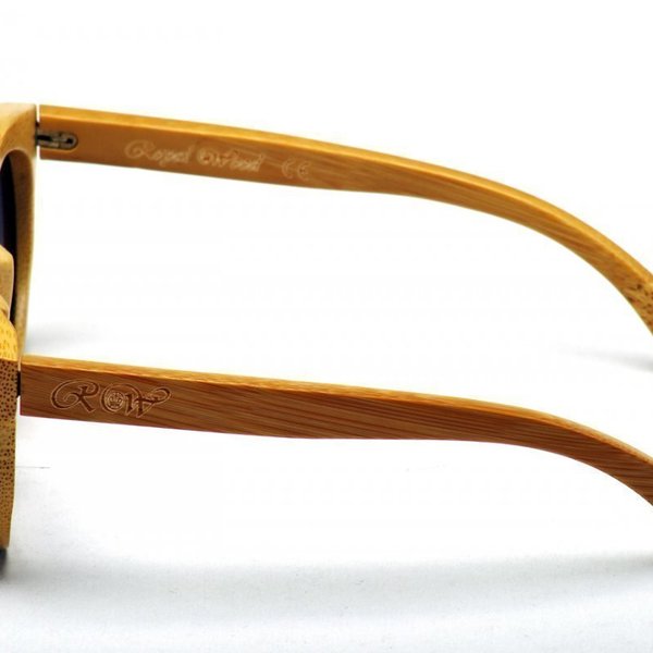 Wooden sunglasses / Ξύλινα γυαλιά ηλίου Z1106 bmb natural - ξύλο - 2