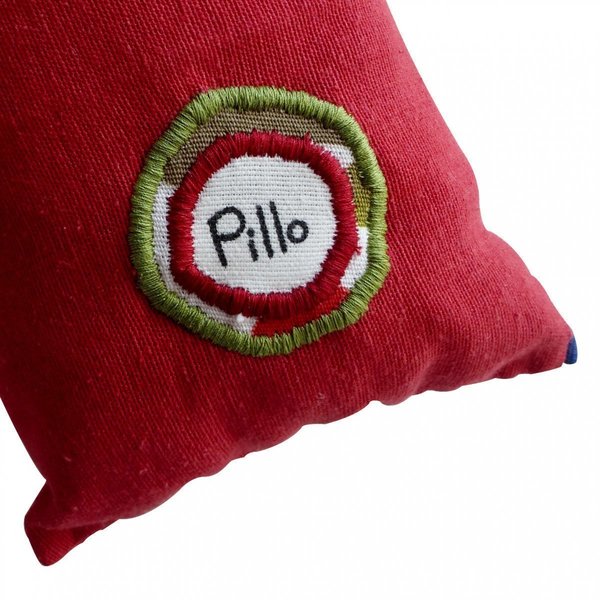 PilloPillow Νο.3 Κορίτσι - ύφασμα, ύφασμα, βαμβάκι, δώρο, βρεφικά, μαξιλάρια - 2
