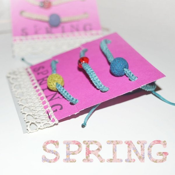 spring set - κερωμένα κορδόνια, λάβα, μακραμέ, κορδόνια, χειροποίητα, χάντρες, minimal, αυξομειούμενα, φθηνά - 3