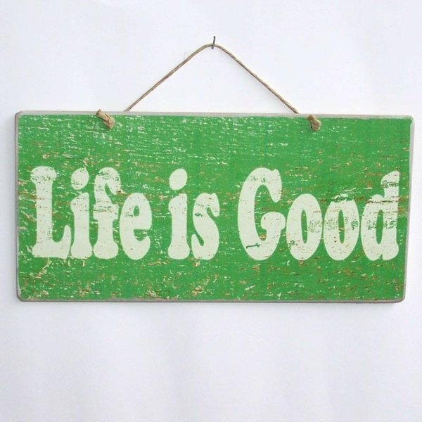 Life is good - εκτύπωση, ξύλο, vintage, πίνακες & κάδρα, χαρτί, επιτοίχιο, χειροποίητα, πρωτότυπα δώρα