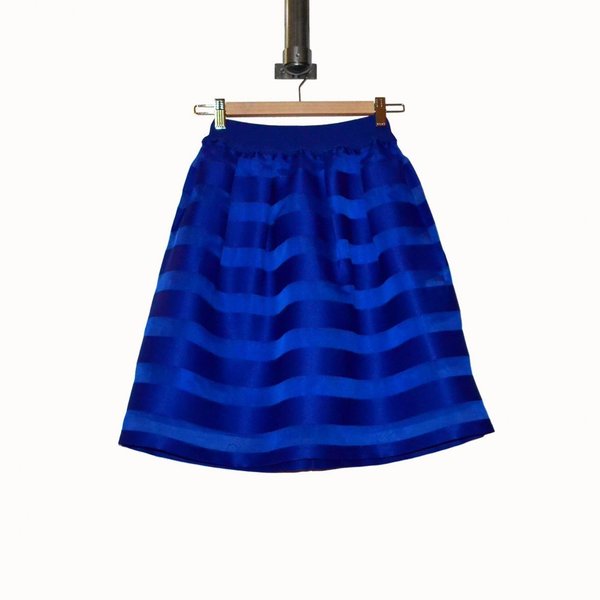 Striped Candy Midi Skater Skirt - καλοκαιρινό, γυναικεία, καλοκαίρι