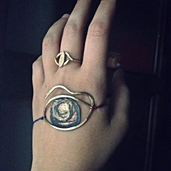 Iris Ring | Bronze - chic, handmade, charms, design, chevalier, χειροποίητα, boho, μπρούντζος - 4