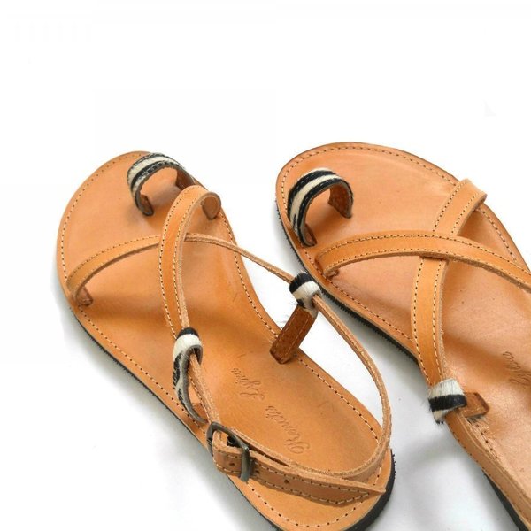 Havaneros voL2 Sandals - δέρμα, animal print, καλοκαιρινό, γυναικεία, σανδάλι - 2