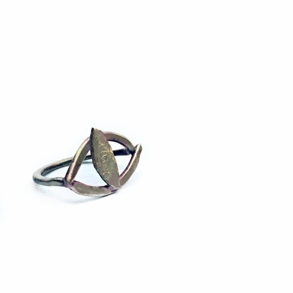 Iris Ring | Bronze - chic, handmade, charms, design, chevalier, χειροποίητα, boho, μπρούντζος