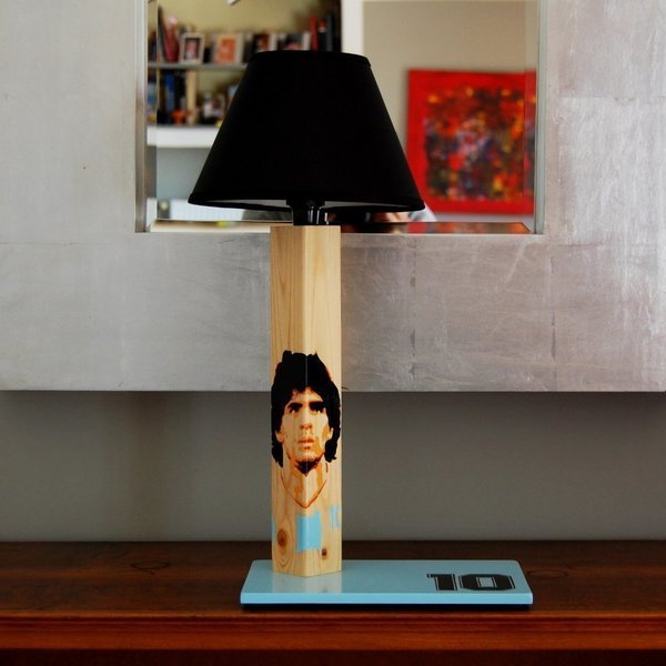 Maradona - handmade, ξύλο, ζωγραφισμένα στο χέρι, μοναδικό, ανδρικά, πορτατίφ, χειροποίητα, unique, ποδόσφαιρο, πρωτότυπα δώρα, ξύλινα διακοσμητικά - 2