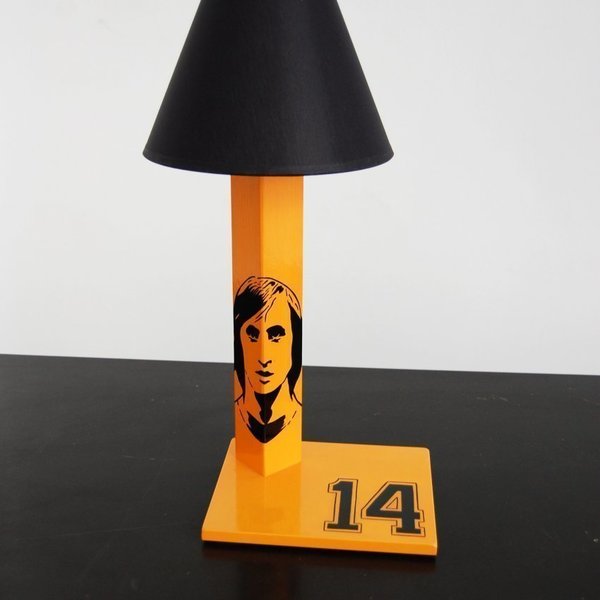 Johan Cruyff #14 - ξύλο, ζωγραφισμένα στο χέρι, μοναδικό, πορτατίφ, χειροποίητα, unique, δώρα για άντρες, ποδόσφαιρο, πρωτότυπα δώρα, ξύλινα διακοσμητικά - 2