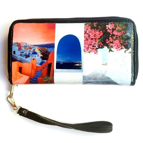 Aegean blue - καλοκαιρινό, καλοκαίρι, πορτοφολάκι, customized, αγάπη, πορτοφόλια - 2