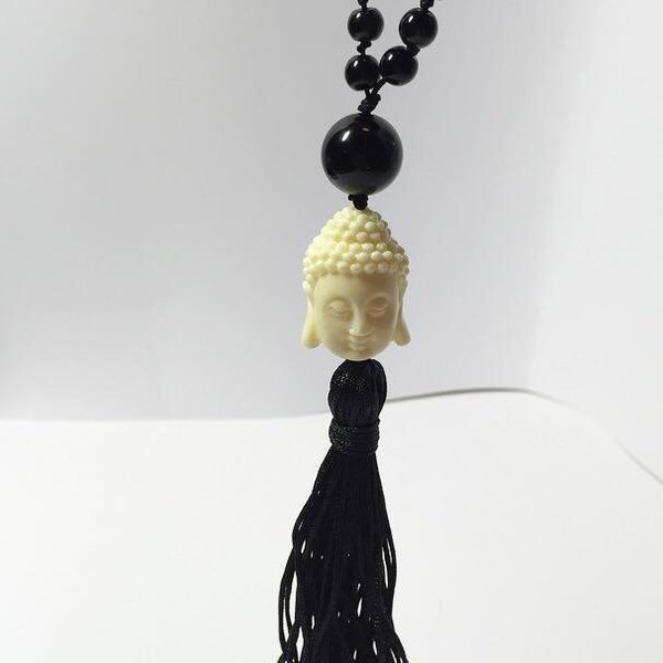 Buddha necklace - μοναδικό, δώρο, κολιέ, boho - 2