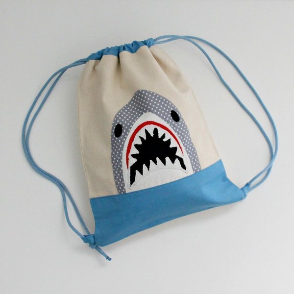 Σακίδιο καρχαρίας - ύφασμα, βαμβάκι, αγόρι, σακίδια πλάτης, τσάντα, για παιδιά