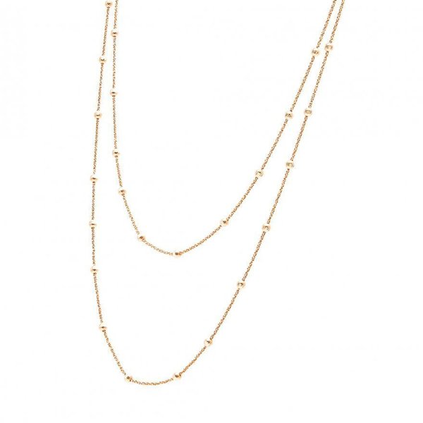Rose Gold Ball Chain Necklace