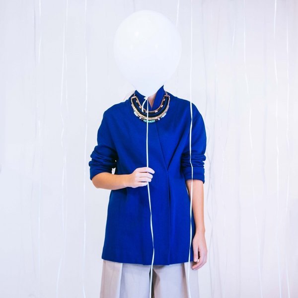 Ζακέτα Blue Iris - fashion, vintage, χειροποίητα