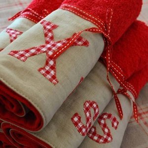 Χmas πετσέτα - λευκά είδη, πετσέτα, χριστουγεννιάτικα δώρα, πετσέτες - 3