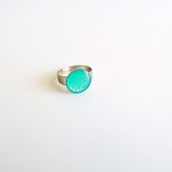 Δαχτυλίδι μικρο και διακριτικό ''Little ring'' - chic, vintage, γυαλί, γυναικεία, στρογγυλό, κορίτσι, ακρυλικό, μέταλλο, χειροποίητα