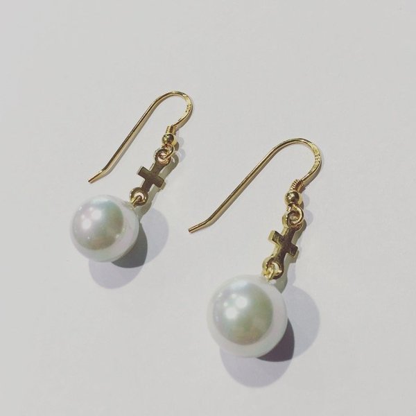 Sea pearls earrings
