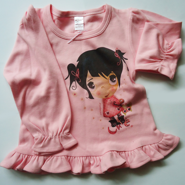 Μακρυμανικη παιδικη μπλουζα "so cute" - 3