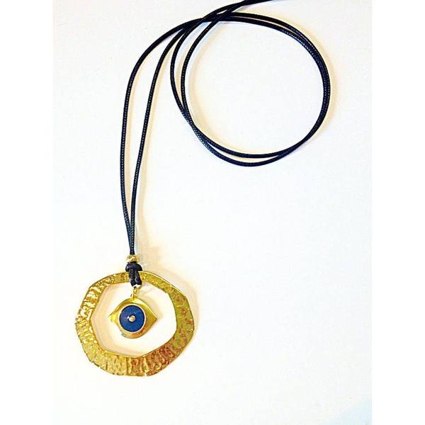 LARA ART Chic Mati necklace - επιχρυσωμένα, σμάλτος, μακρύ, μακριά