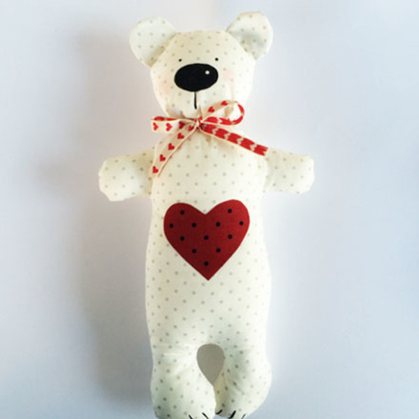 My Sweet Teddy Bear, χειροποίητο κουκλάκι αρκουδάκι - ύφασμα, παιχνίδι, διακόσμηση, χειροποίητα, δωμάτιο, λούτρινα, παιδί, λούτρινο, για παιδιά