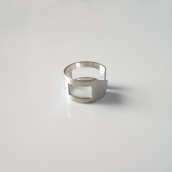 Rectangle Ring - ασήμι 925 - 2