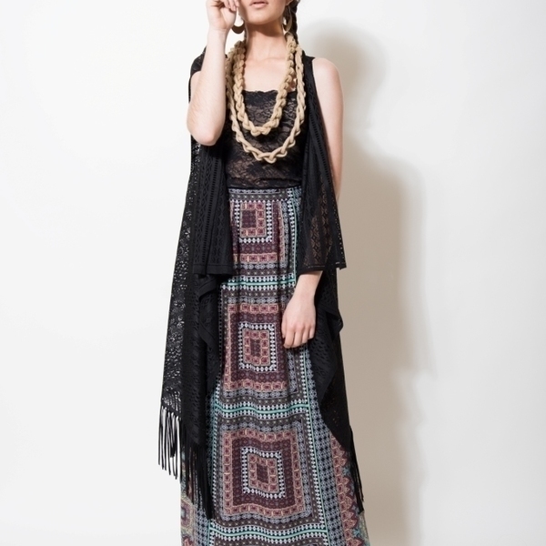 Cassiopeia skirt // limited edition - ύφασμα, μακρύ, boho - 2