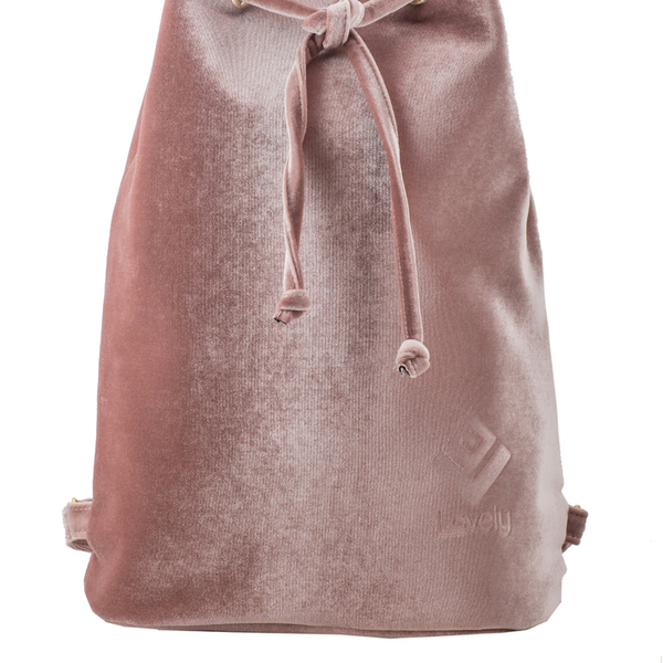 Pouch Velvet Backpack - σακίδια πλάτης, τσάντα, βελούδο