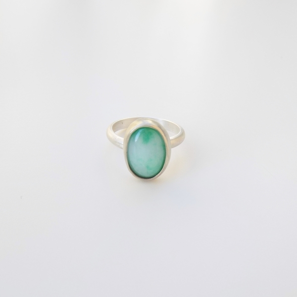 Verde ring | δαχτυλίδι από αλπακά/ασήμι και ημιπολύτιμο λίθο αβεντουρίνη - ημιπολύτιμες πέτρες, handmade, καλοκαιρινό, μοναδικό, ασήμι 925, ανοιξιάτικο, αλπακάς, χειροποίητα, boho, ethnic