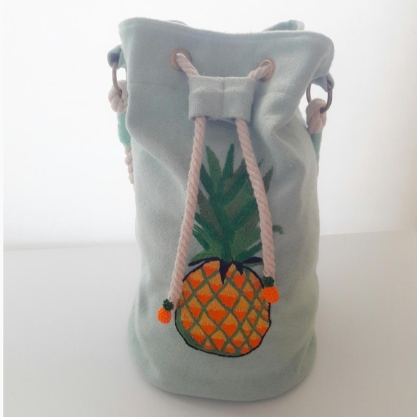 pineapple bucket bag