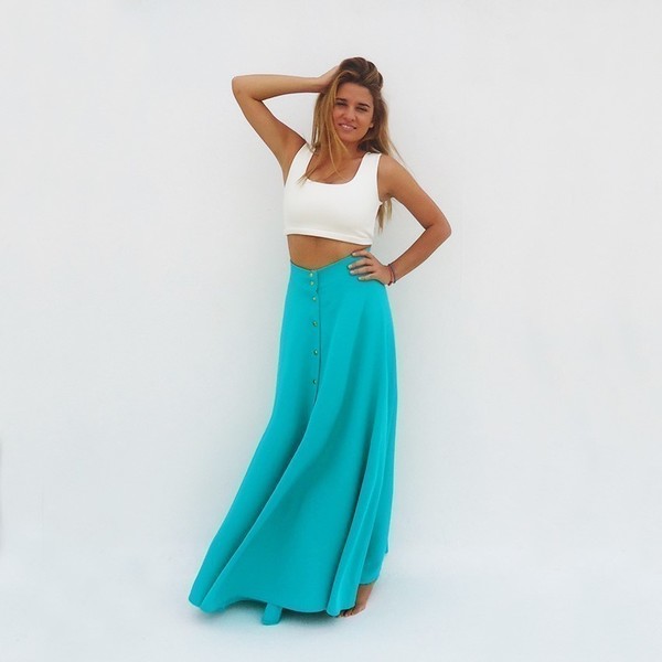 Maxi Κλος skirt - μακριά - 2