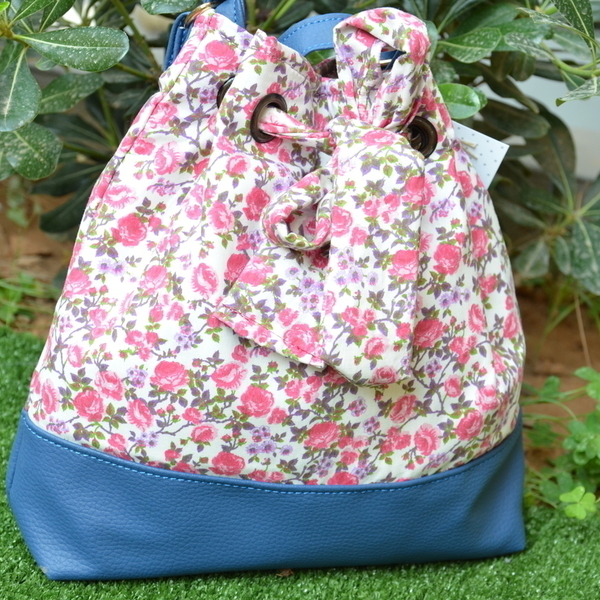 Island Alice Flowers, φλοράλ τσάντα messenger - ύφασμα, σακίδια πλάτης, τσάντα, φλοράλ - 2