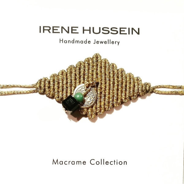 Irene Hussein ss l 16 - φλουρί, με φούντες, μακραμέ, κορδόνια, boho, αυξομειούμενα