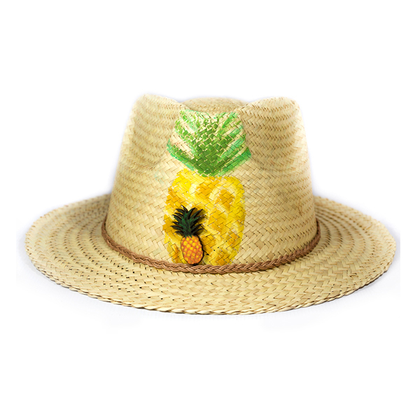 Pineapple paint hat