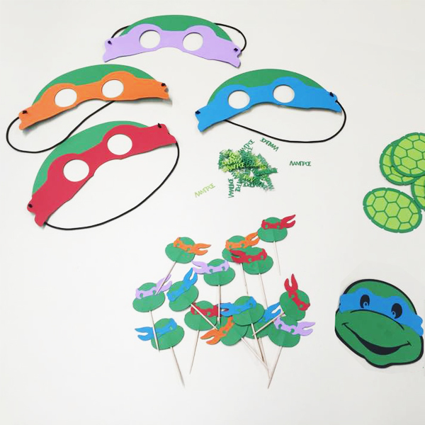 Ninja Turtles | set | instant party decoration - σετ