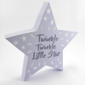 Διακοσμητικό αστέρι "Twinkle Twinkle" - διακοσμητικό, ζωγραφισμένα στο χέρι, ιδιαίτερο, μοναδικό, κορίτσι, αγόρι, mdf, αστέρι, χειροποίητα, δώρα για βάπτιση, δωμάτιο, είδη διακόσμησης, είδη δώρου, διακοσμητικά, για παιδιά, επιτραπέζιο διακοσμητικό