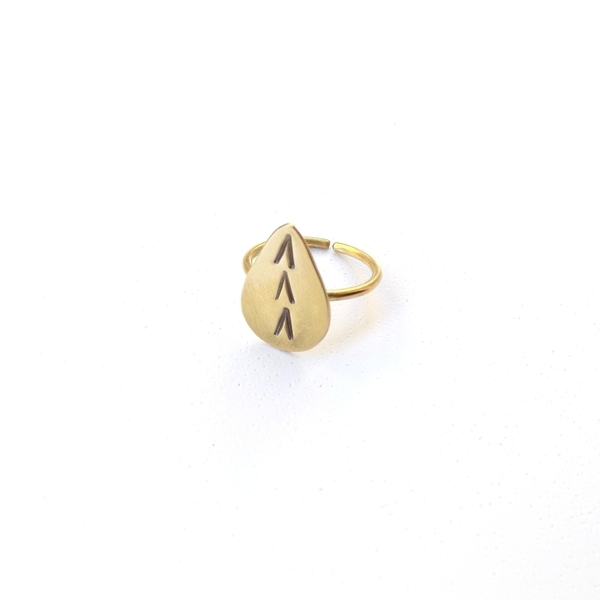 El camino ring | δαχτυλίδι από μπρούτζο με γεωμετρικά σχέδια - handmade, καλοκαιρινό, design, γυναικεία, καλοκαίρι, γεωμετρικά σχέδια, χειροποίητα, boho, μπρούντζος, αυξομειούμενα - 2