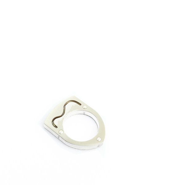 Syros, Statement ring, Χειροποίητο δαχτυλίδι, διάτρητο σχέδιο, διαφανές πλέξιγκλας - chic, handmade, μοντέρνο, ασήμι 925, αλπακάς, χειροποίητα, plexi glass