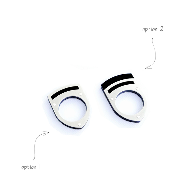 Assyrtiko, Stacking ring, Χειροποίητο δαχτυλίδι με πλέξιγκλας, μαύρο - chic, ασήμι 925, αλπακάς, χειροποίητα, plexi glass - 2