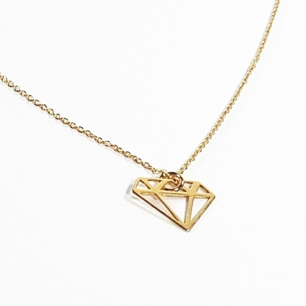 Unique Diamond Gold. - chic, fashion, charms, ιδιαίτερο, μοναδικό, γυναικεία, επιχρυσωμένα, μακρύ, mini, κοντά, κρεμαστά